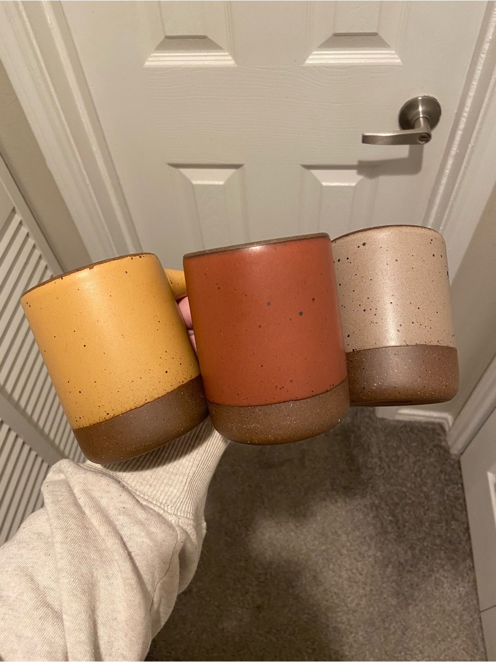 Lot of 3 Eastfork Pottery Regular Size Mugs